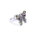 Sterling Silver 925 Butterfly Collection Ring