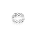 Medium Sterling Silver Woven Band Ring