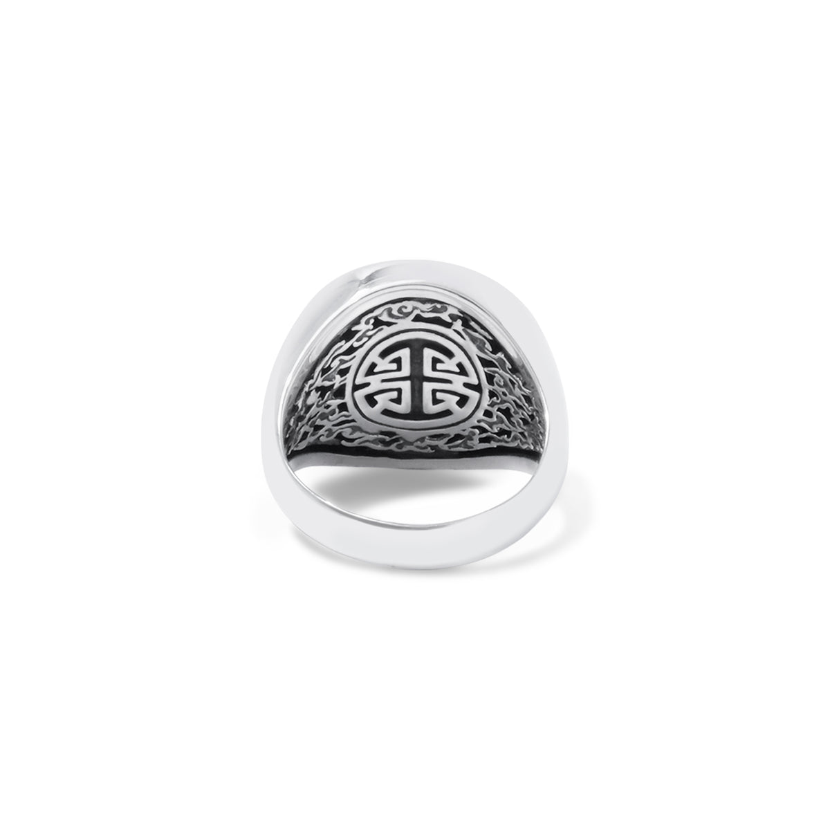 Cincin Signet Perak Koleksi Dragon Sterling Silver 925