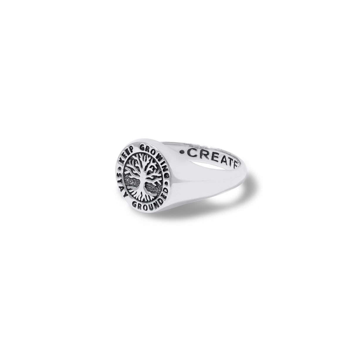 Cincin Signet Perak 925 Koleksi Tree Of Life New Design