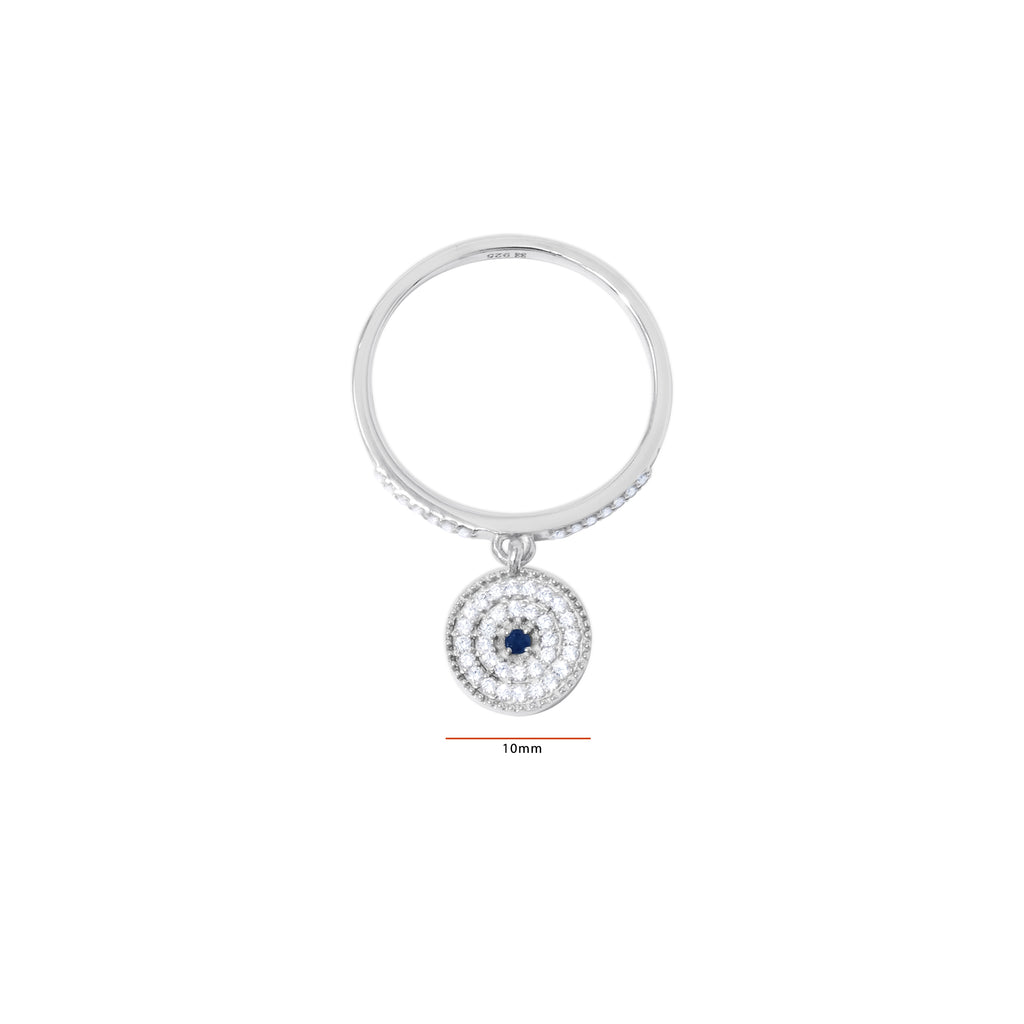 Cincin Hanging Perak Koleksi Evil Eye Sterling Silver 925
