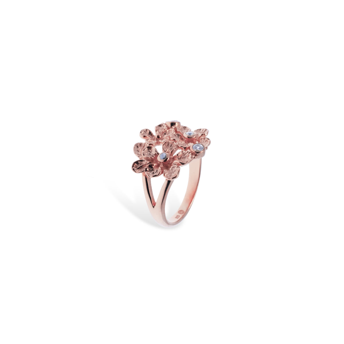 Flamboyant Collection Sterling Silver 925 Large Ring