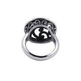 Cincin Perak 925 Koleksi Ombak Segara Cocktail Ring
