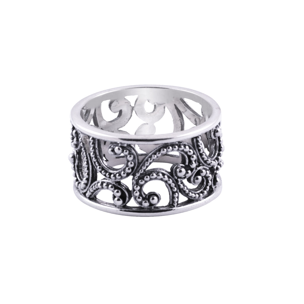 Large Band Ring 925 Silver Ombak Segara Sterling Silver Collection