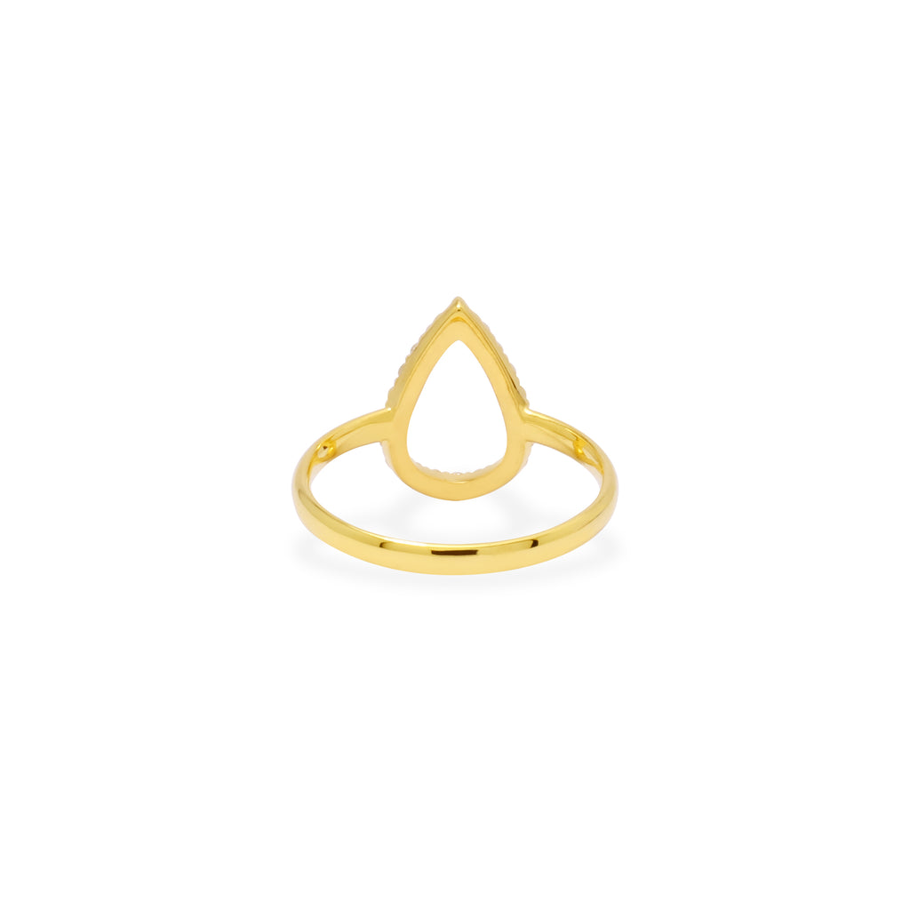 Pears Collection 925 Sterling Silver Gold Plated Ring