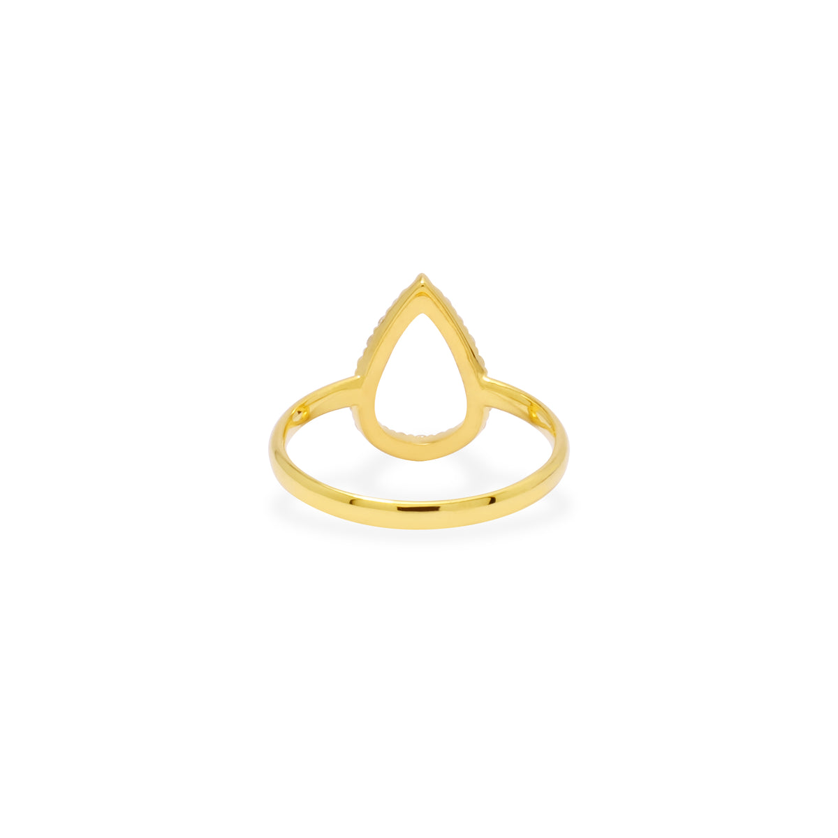 Cincin Koleksi Pears Sterling Silver 925 Gold Plated