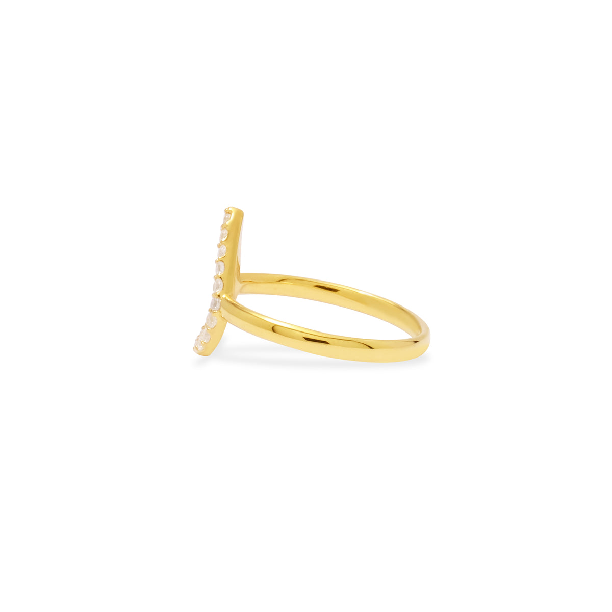 Cincin Koleksi Pears Sterling Silver 925 Gold Plated