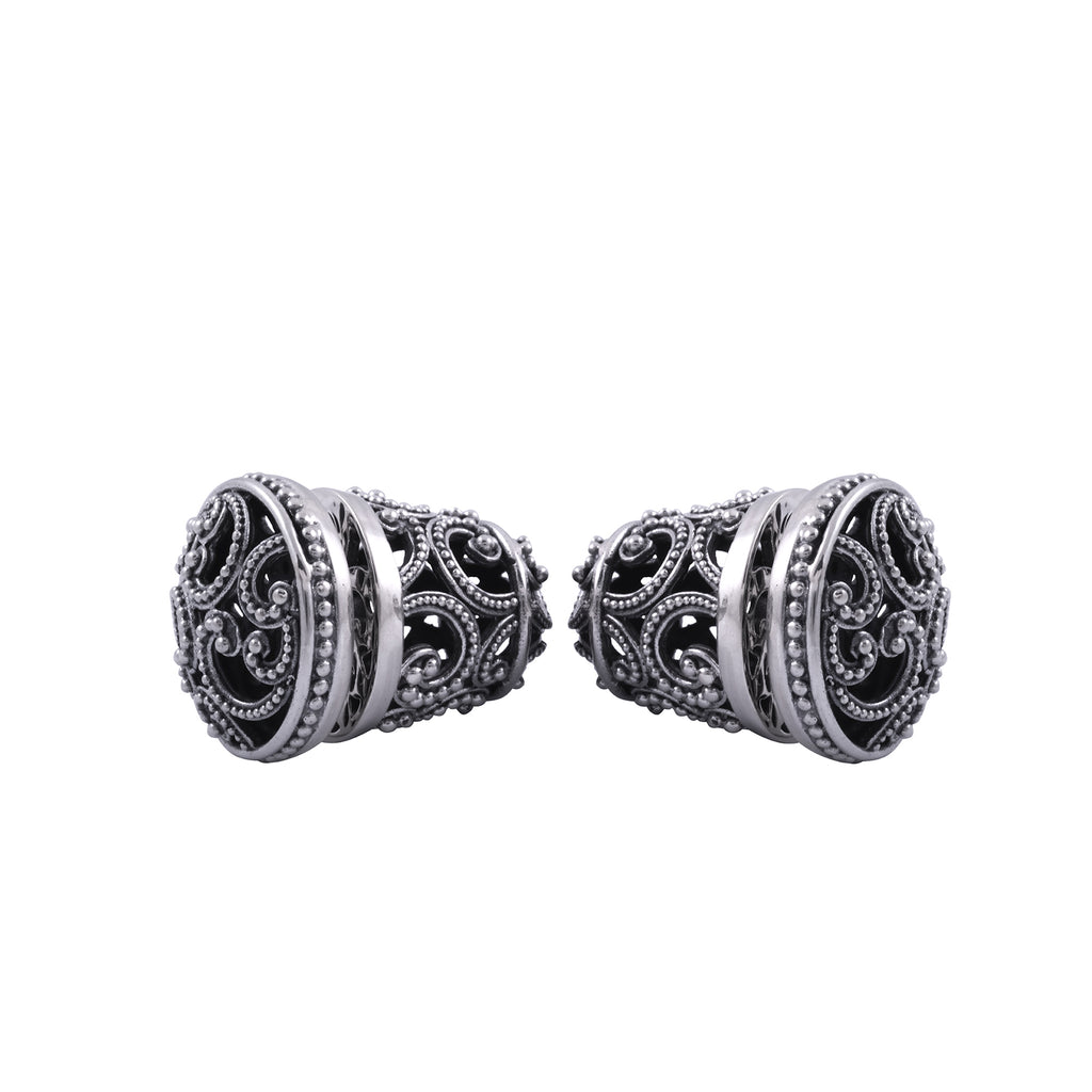 Anting Subeng Besar Perak 925 Koleksi Ombak Segara Sterling Silver