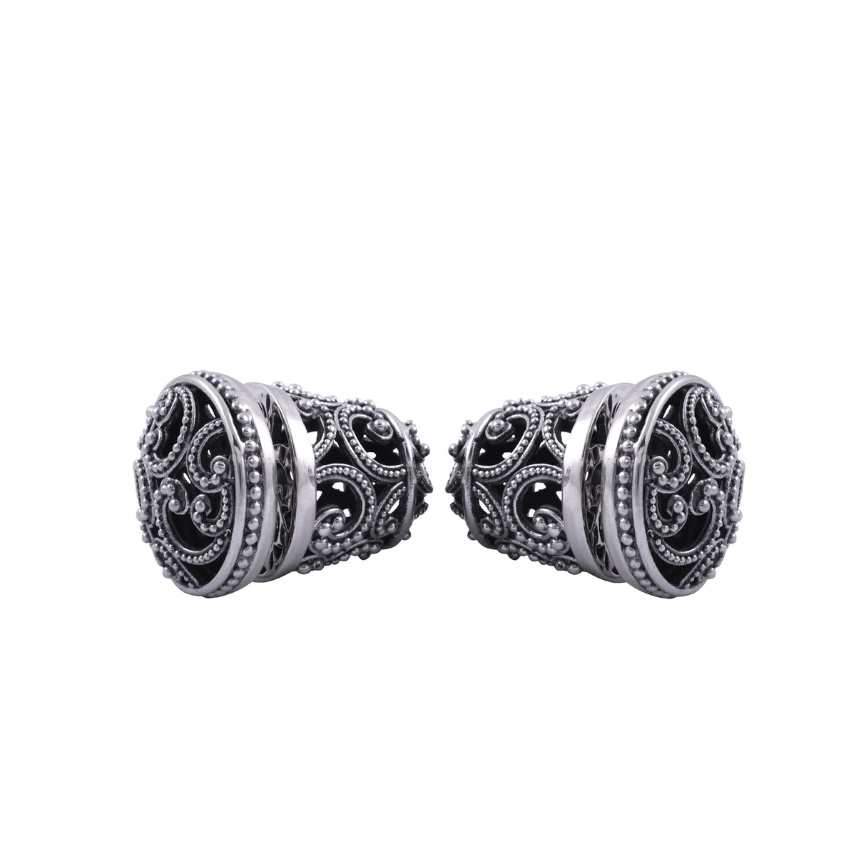 Anting Subeng Besar Perak 925 Koleksi Ombak Segara Sterling Silver