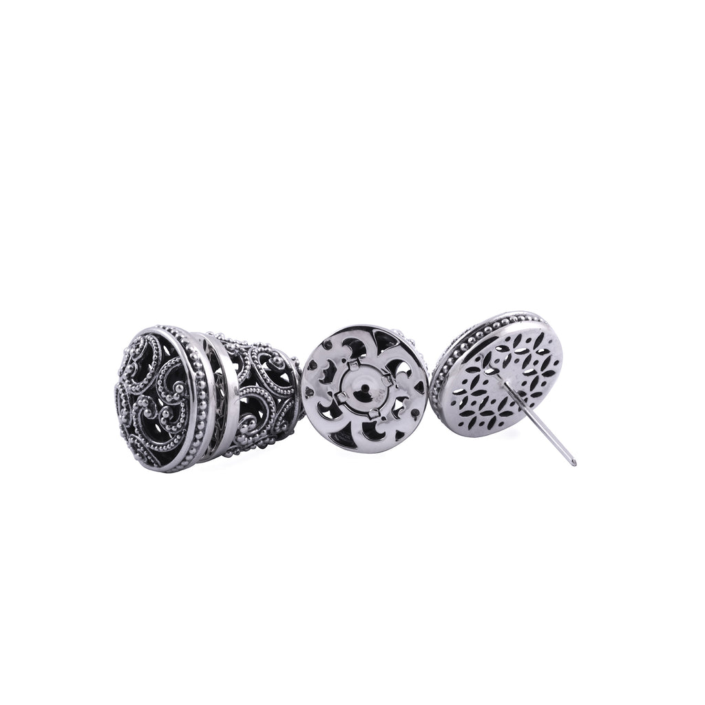 Anting Subeng Besar Perak 925 Koleksi Ombak Segara Sterling Silver