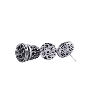 Anting Perak 925 Koleksi Ombak Segara Silver Traditional Balinese Earrings