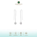 Anting Dangle Ball Perak 925 Koleksi Sebun