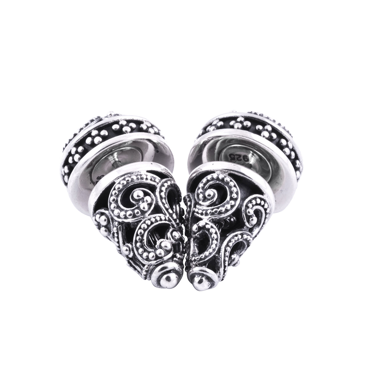 Anting Subeng Kecil Perak 925 Koleksi Ombak Segara Sterling Silver