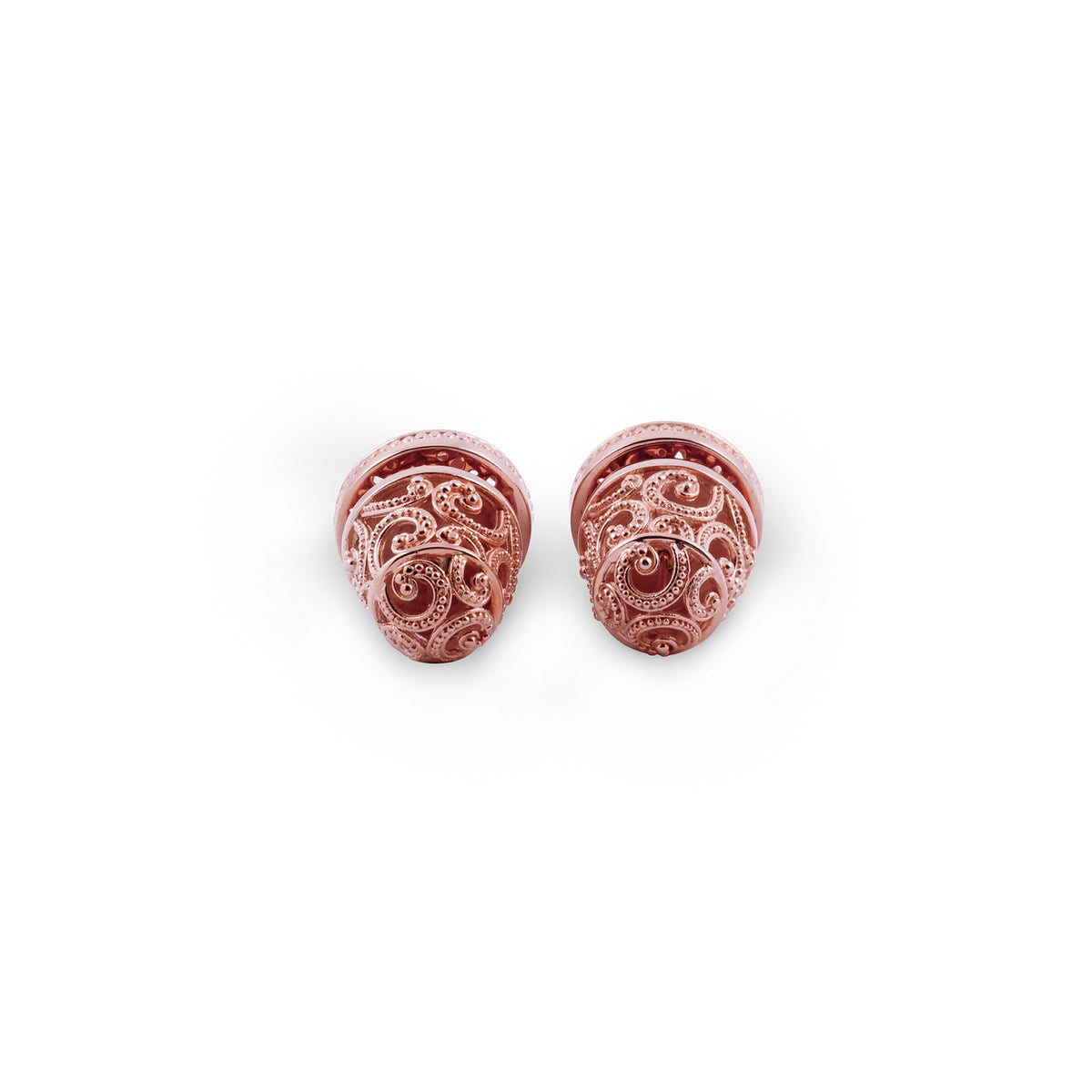 Anting Subeng Besar Perak 925 Koleksi Ombak Segara Sterling Silver