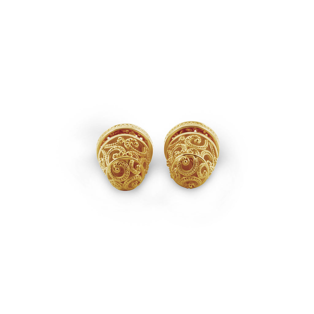 Anting Subeng Besar Perak 925 Koleksi Ombak Segara Sterling Silver