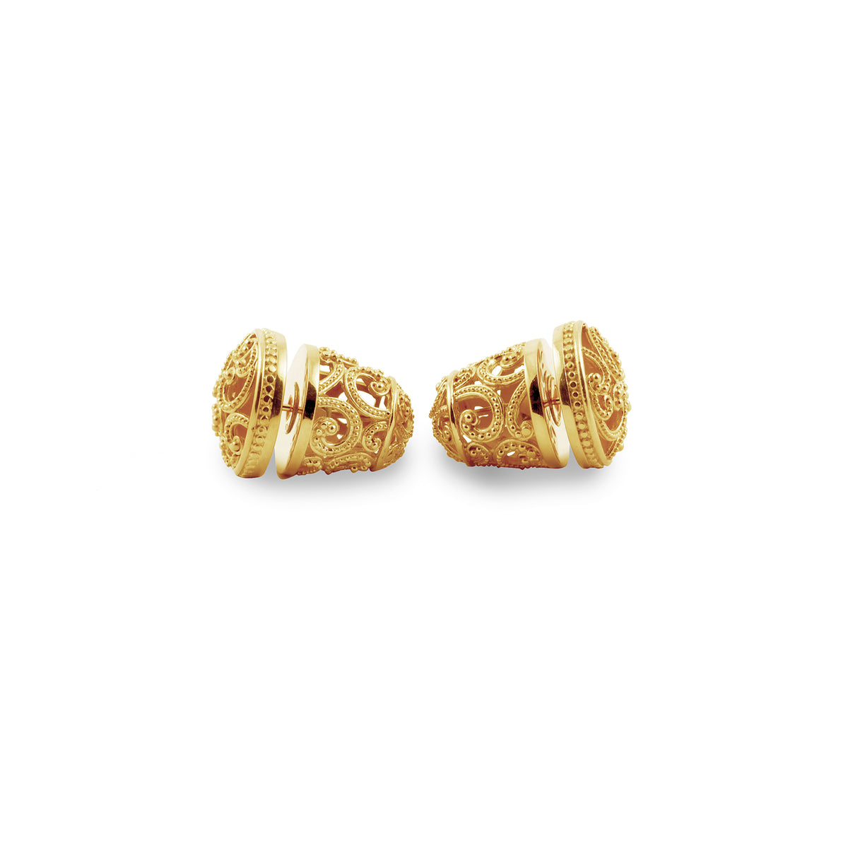 Anting Subeng Besar Perak 925 Koleksi Ombak Segara Sterling Silver