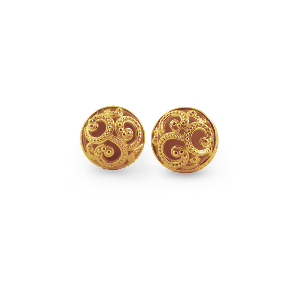 Anting Subeng Kecil Perak 925 Koleksi Ombak Segara Sterling Silver