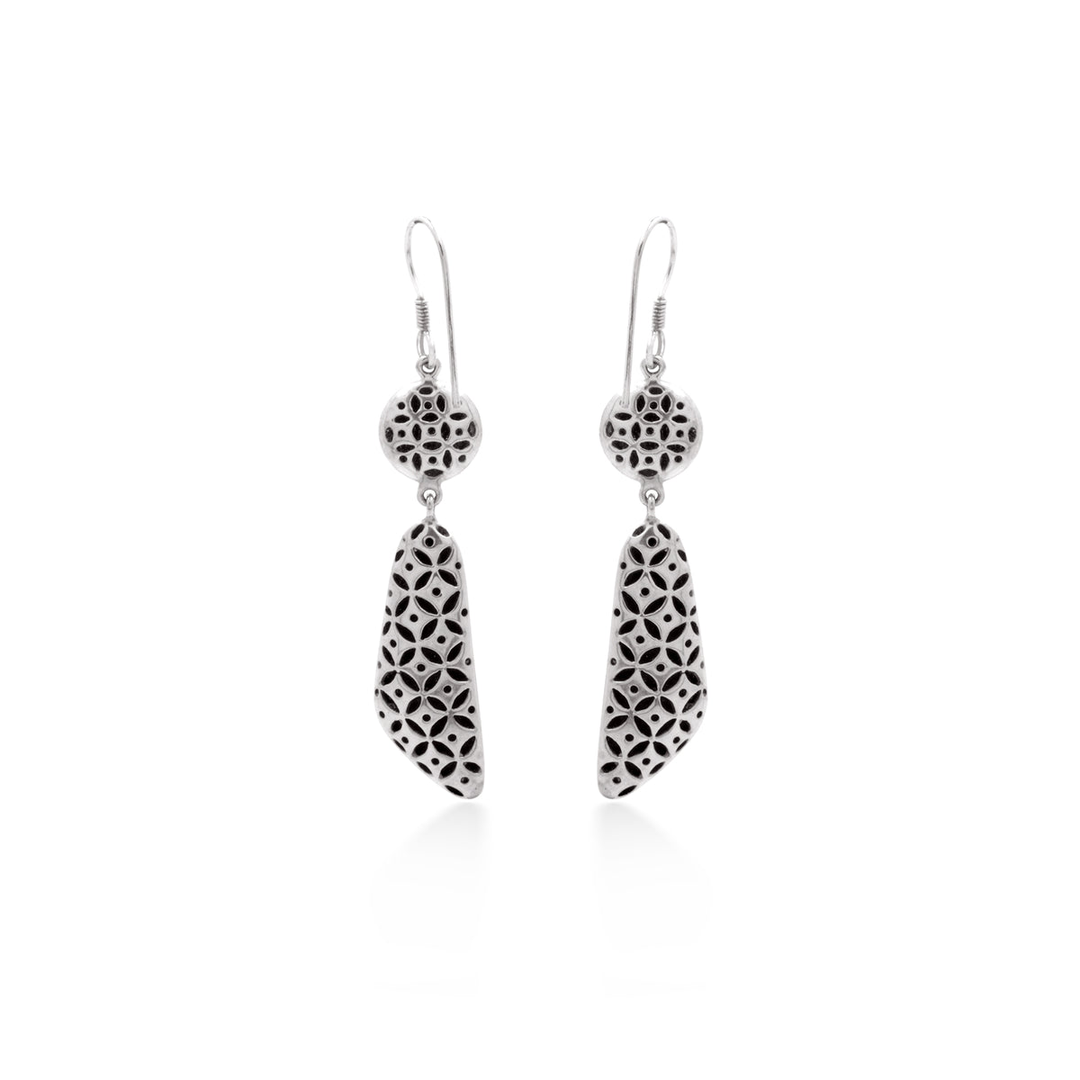 Anting Dangle Koleksi Batik Indonesia Sterling Silver 925