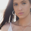 Sterling Silver 925 Zodiac Necklace dengan 18k Rose Gold
