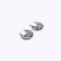 Anting Hoop Besar Perak Koleksi Kupu-kupu Sterling Silver 925