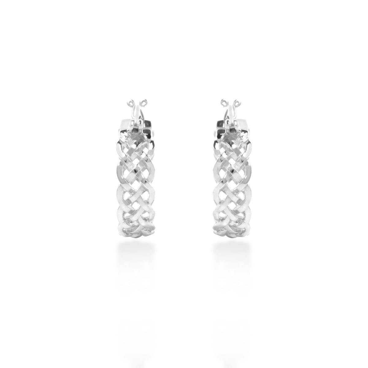 Anting Perak 925 Koleksi Woven Sterling Silver