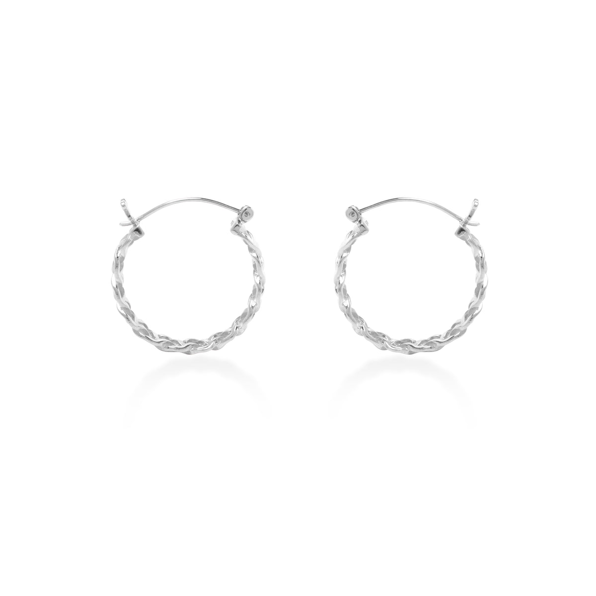 Anting Perak 925 Koleksi Woven Sterling Silver