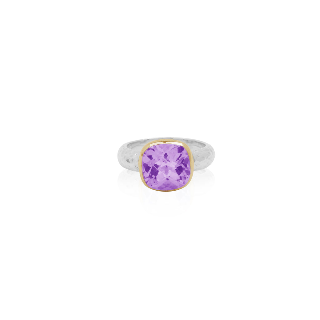 Cincin Perak 925 Koleksi Hammer Permata Square