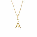 Pendant Alphabet Gold Plated