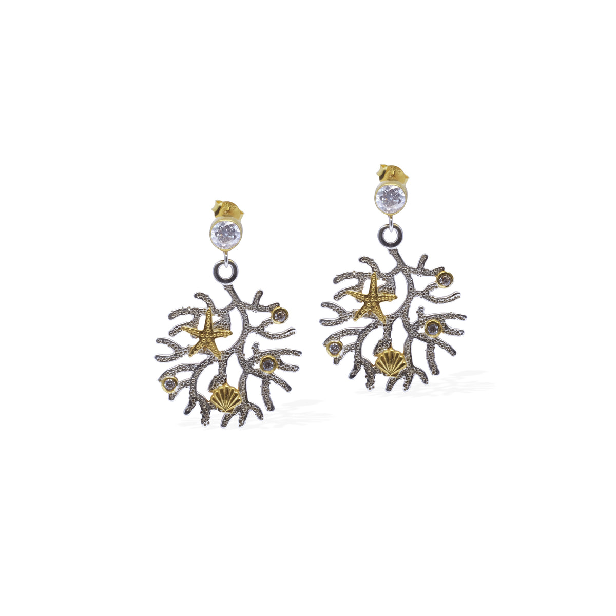 Anting Perak 925 Koleksi Coral Reef