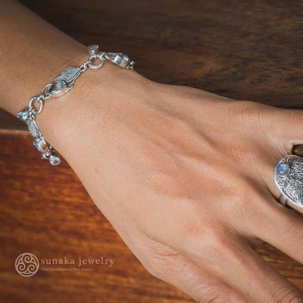 Silver 925 Kembang Harum Collection Chain Bracelet