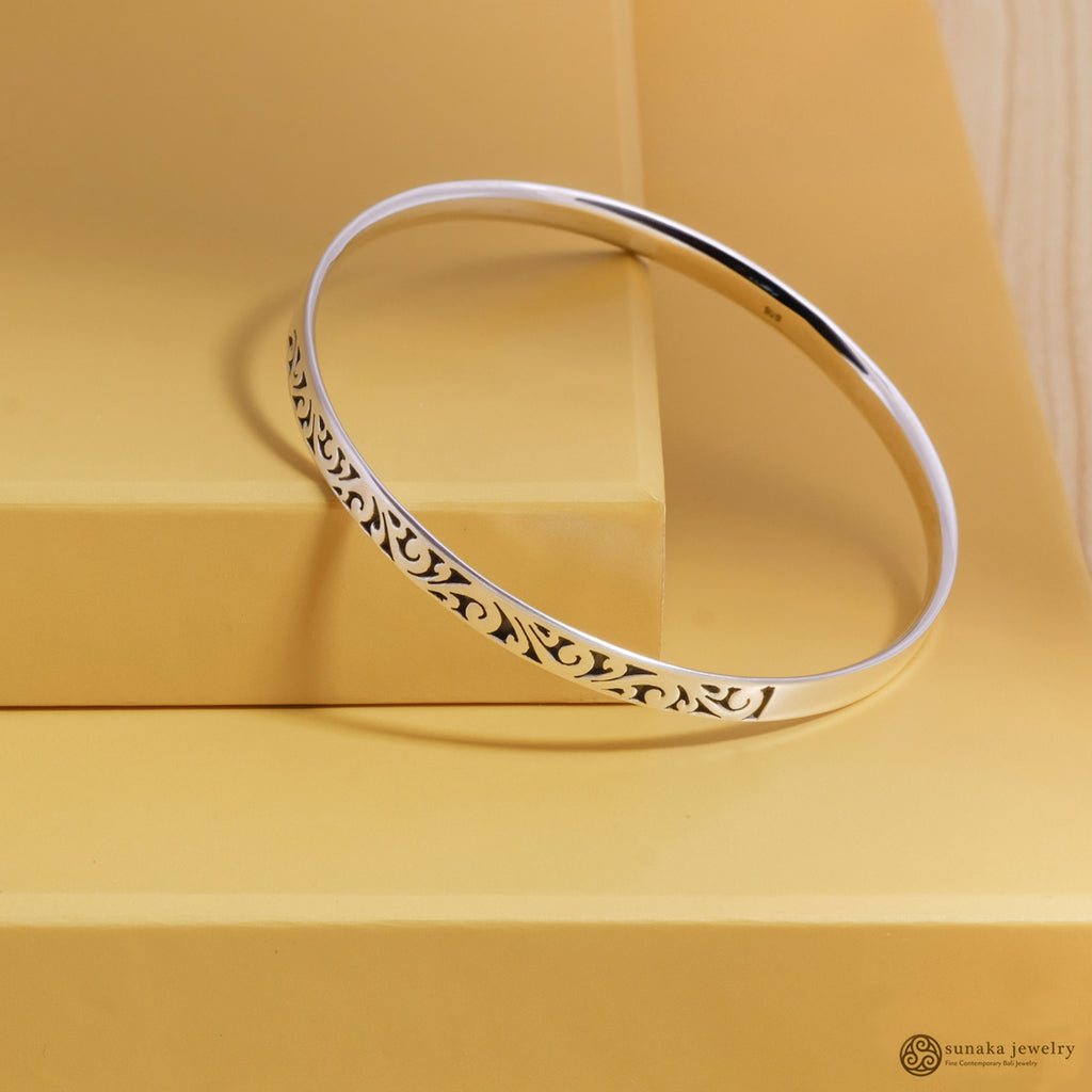 Gelang Bangle Perak 925 Koleksi Gergajian
