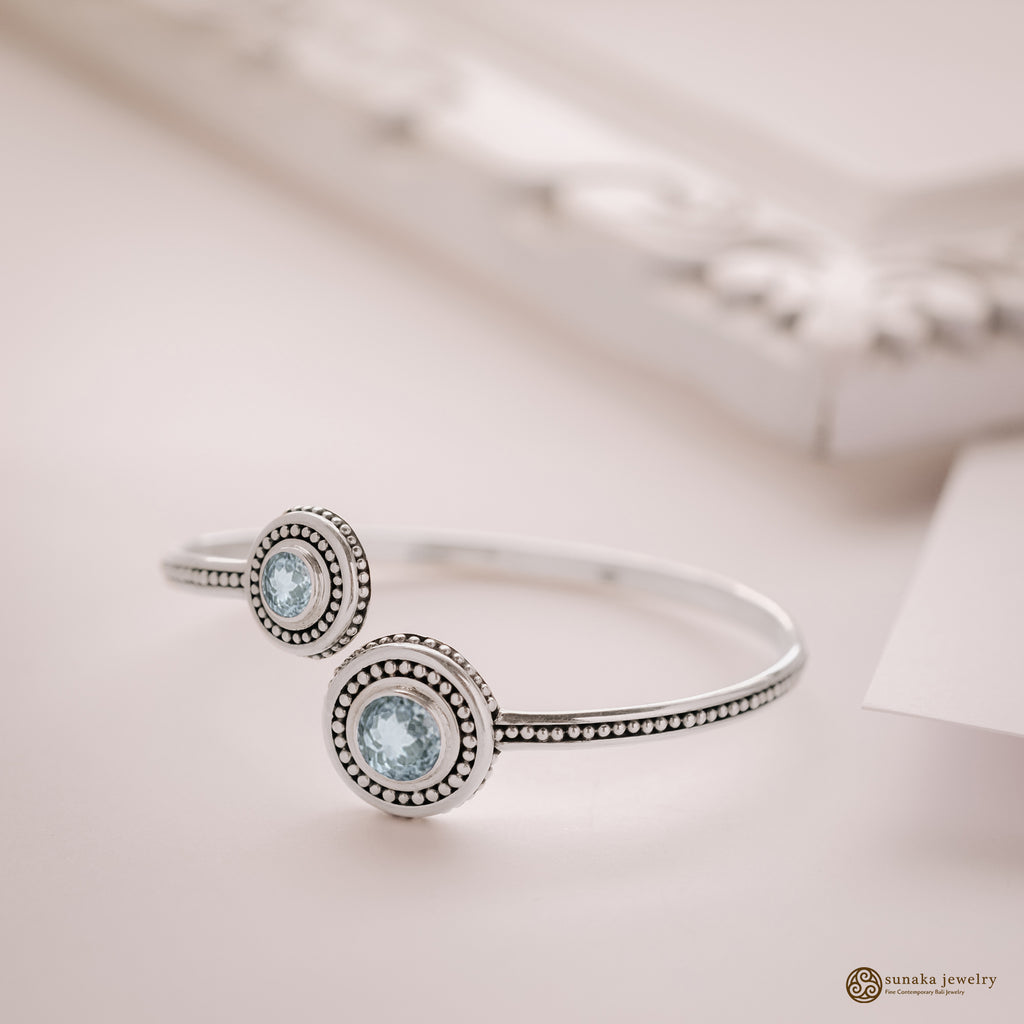 Jawan Keliling Sterling Silver 925 Bangle Bracelet