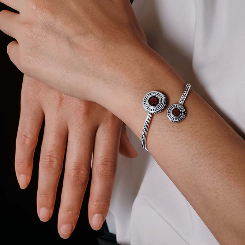 Jawan Keliling Sterling Silver 925 Bangle Bracelet