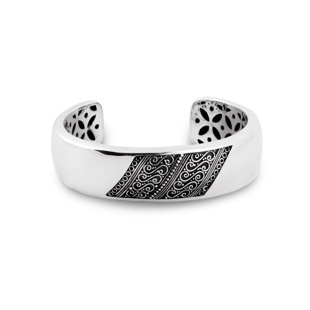 Indonesia Batik Collection Bangle Sterling Silver 925