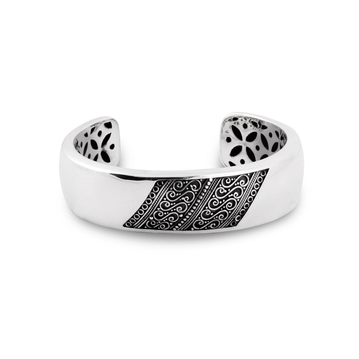 Gelang Bangle Koleksi Batik Indonesia Sterling Silver 925