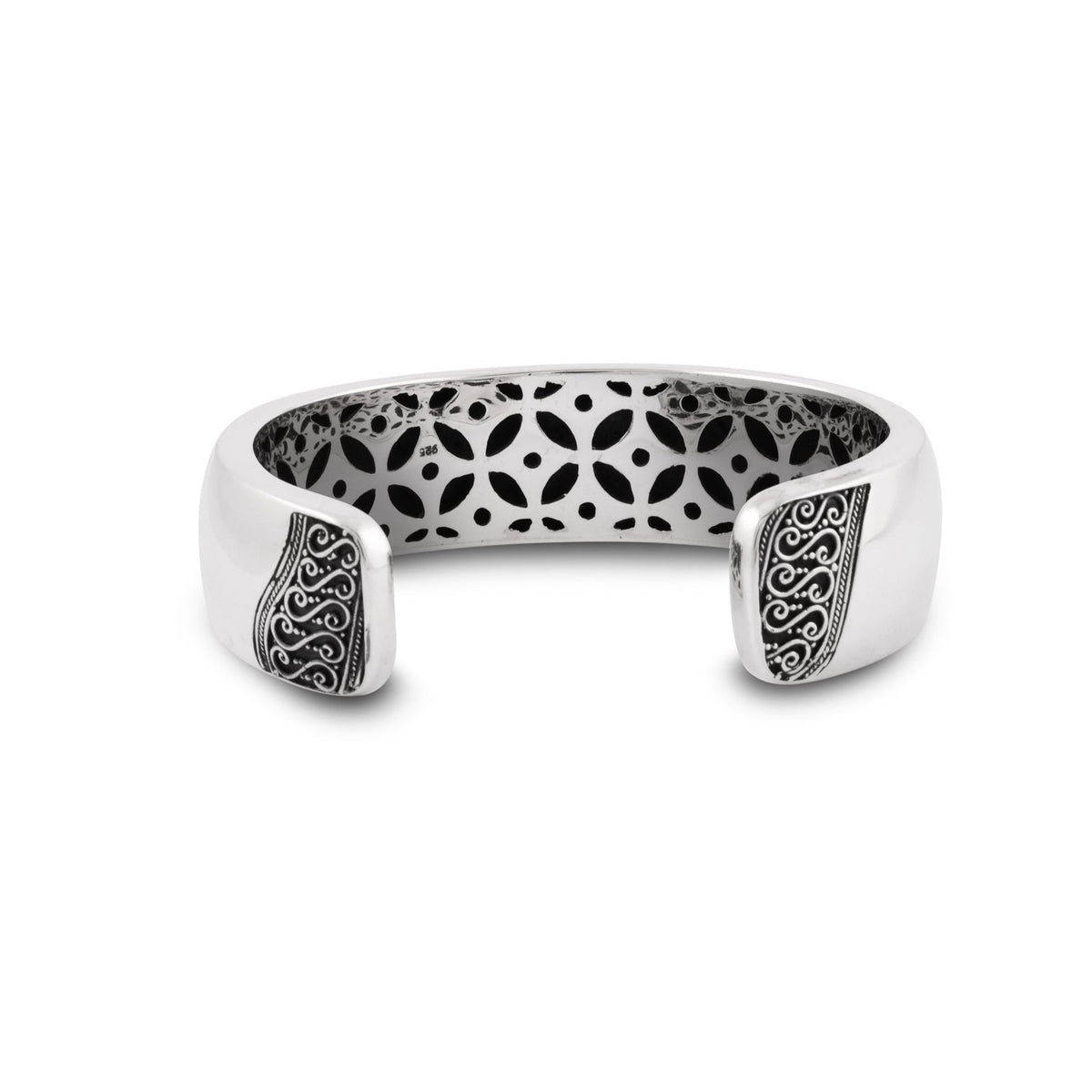 Gelang Bangle Koleksi Batik Indonesia Sterling Silver 925