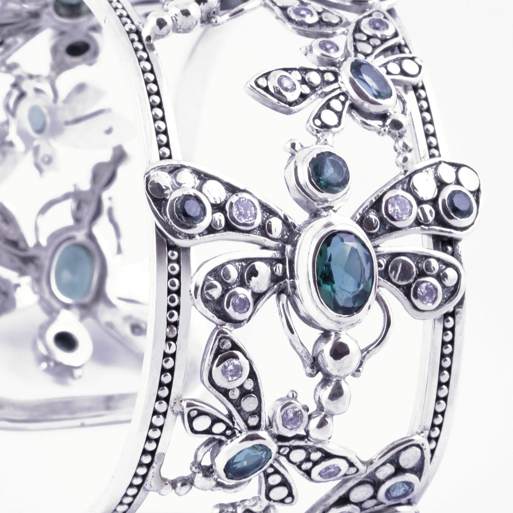 Bali Dragonfly Collection 925 Sterling Silver Bracelet