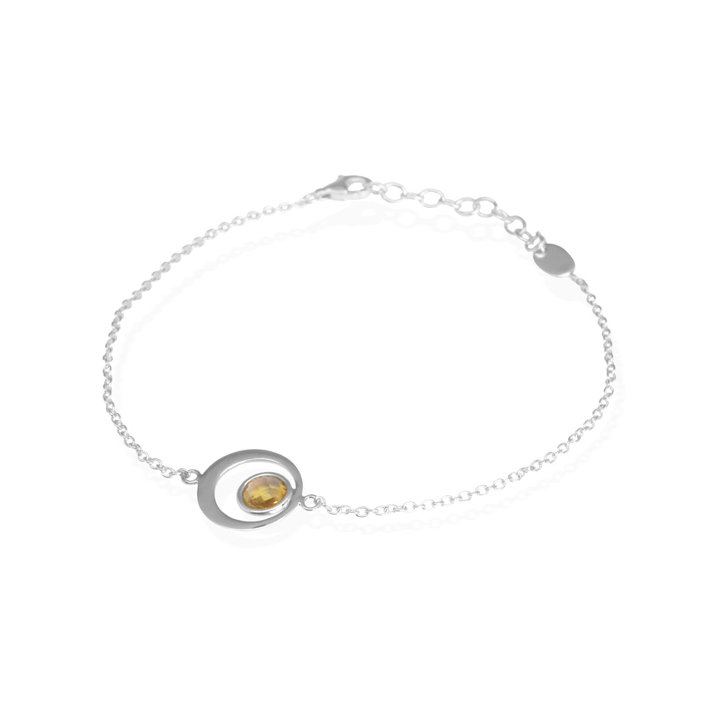 925 Silver Bracelet Birthstone Collection Round Bar Custom Engraving