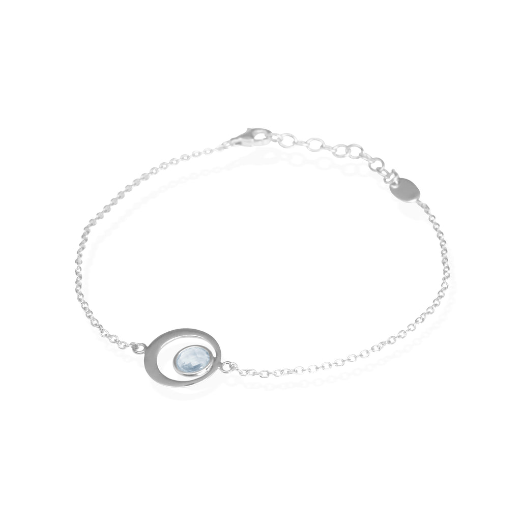 925 Silver Bracelet Birthstone Collection Round Bar Custom Engraving