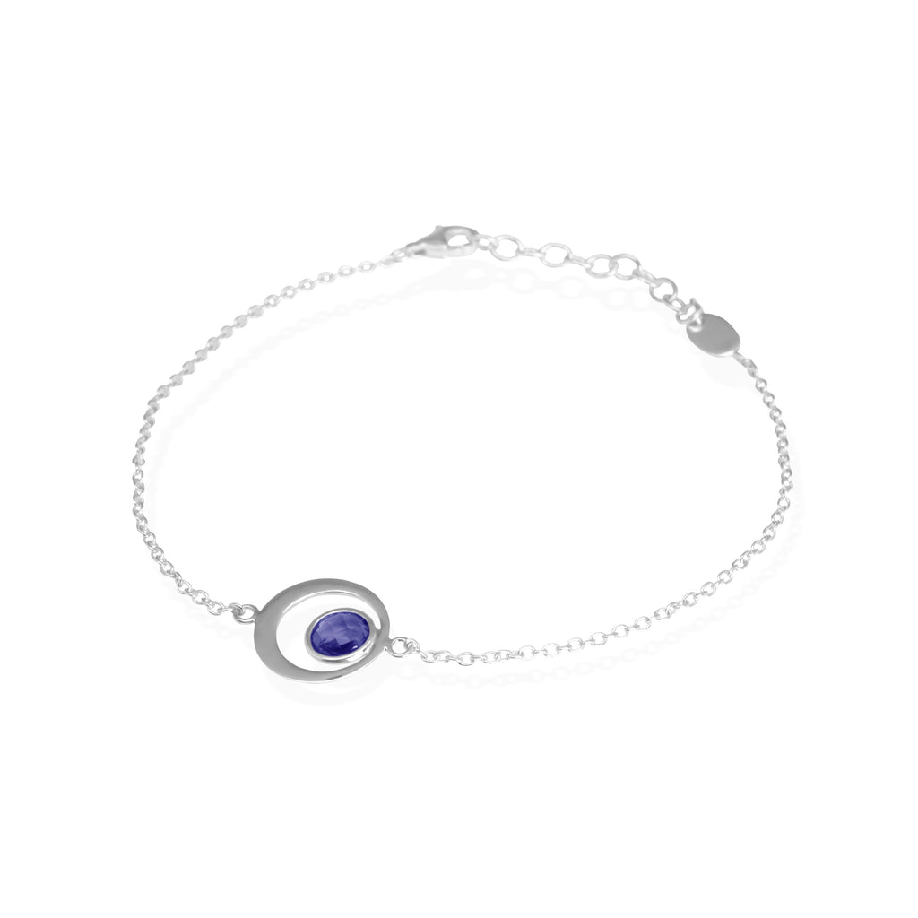 925 Silver Bracelet Birthstone Collection Round Bar Custom Engraving