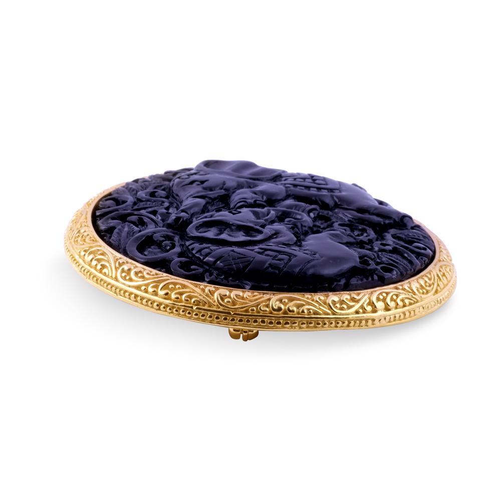 Bros Perak Koleksi Gajah Sterling Silver 925 Gold Plated