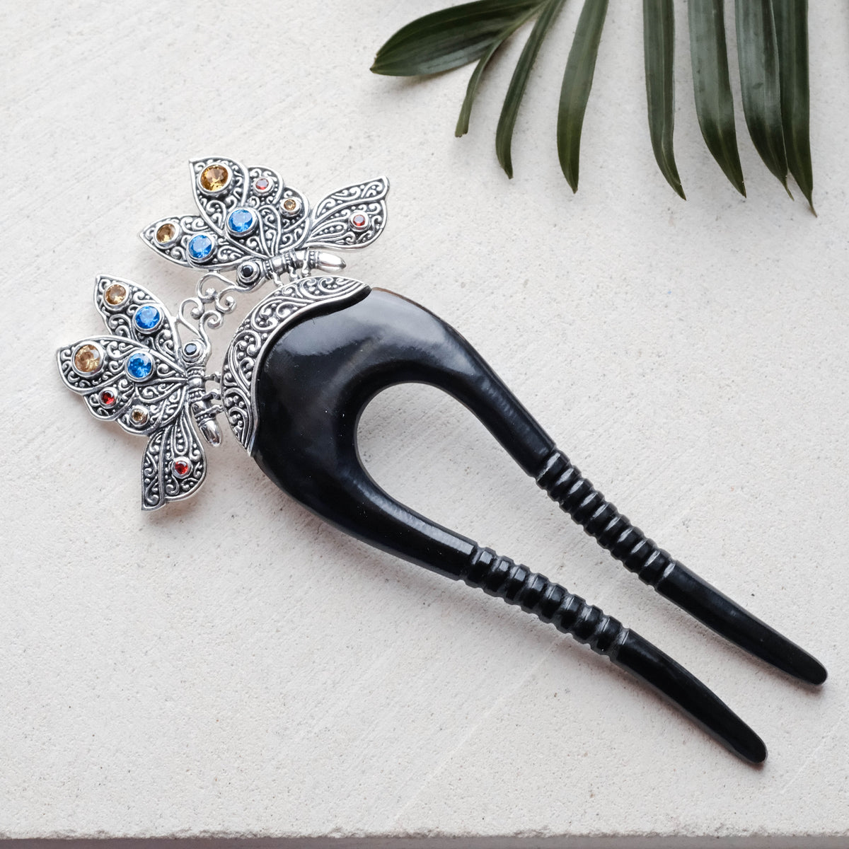 Cucuk Perak Koleksi Kupu Kupu Balinese Hairpiece Sterling Silver 925