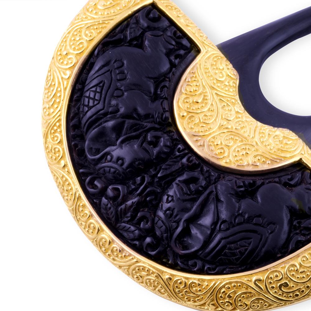 Cucuk Perak Koleksi Gajah Gold Plated