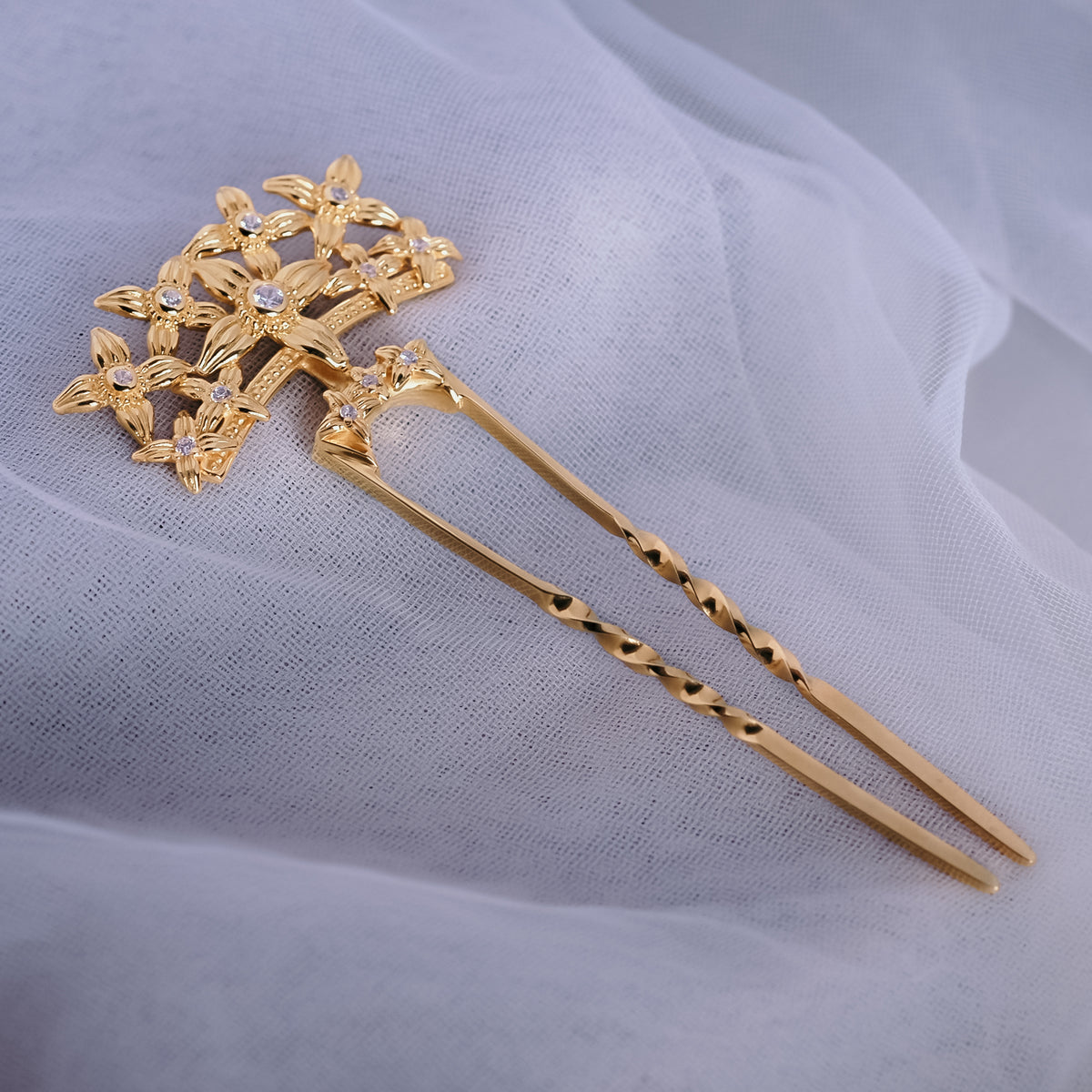 Asoka Sterling Silver Hairpiece Pin Collection