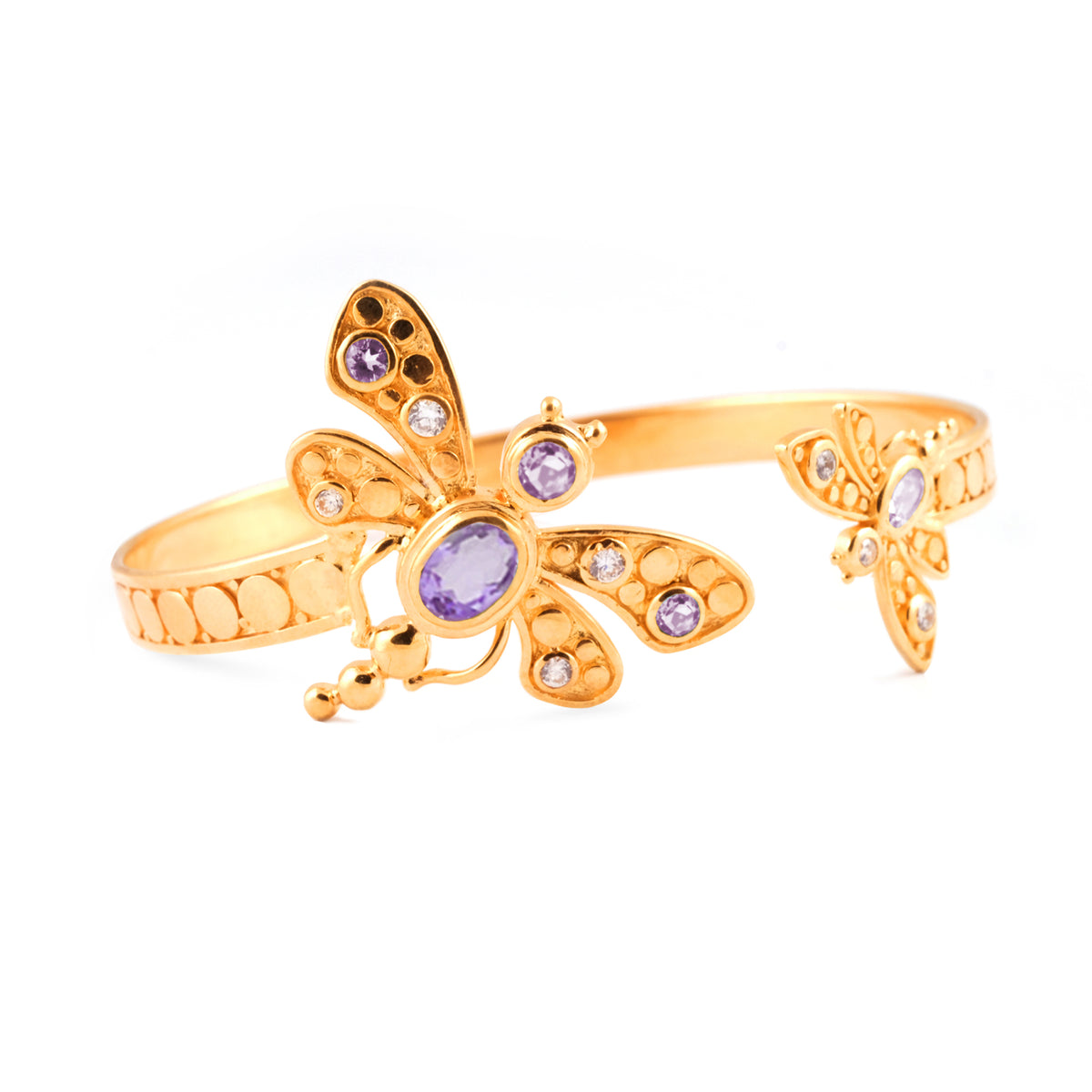 Gelang Silver Koleksi Capung Gold Plated Sterling Silver 925
