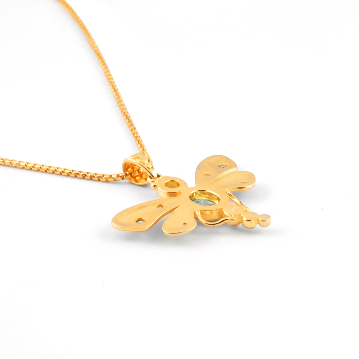 Pendant Capung Gold Plated Sterling Silver 925