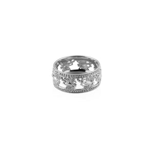 Cincin Besar Capung Silver Band Ring Capung Collections Silver
