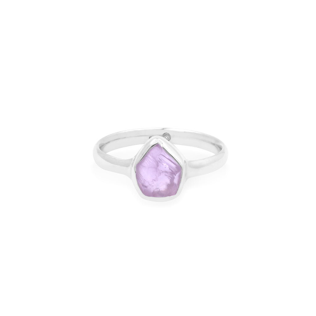 Cincin Cocktail dengan Rawstone Koleksi Pristine Silver 925
