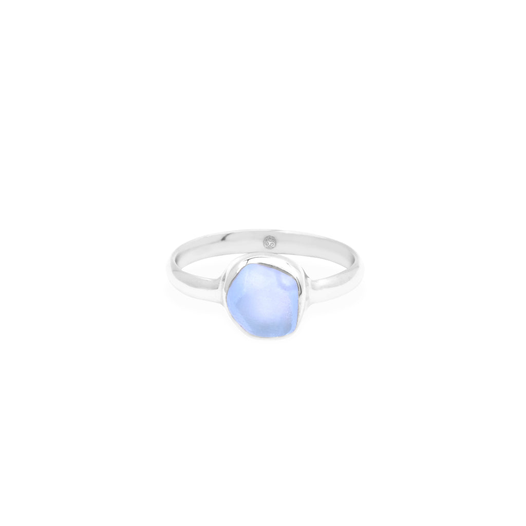 Cincin Cocktail dengan Rawstone Koleksi Pristine Silver 925