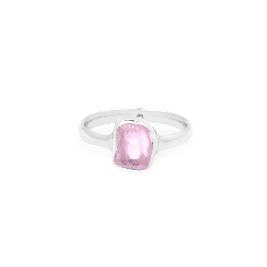 Cincin Cocktail dengan Rawstone Koleksi Pristine Silver 925